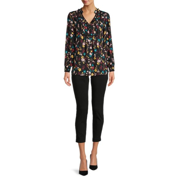 The Pioneer Woman Pull-On Millennium Pants Stretch Womens Plus 3X(24W-26W) Black - Picture 3 of 11